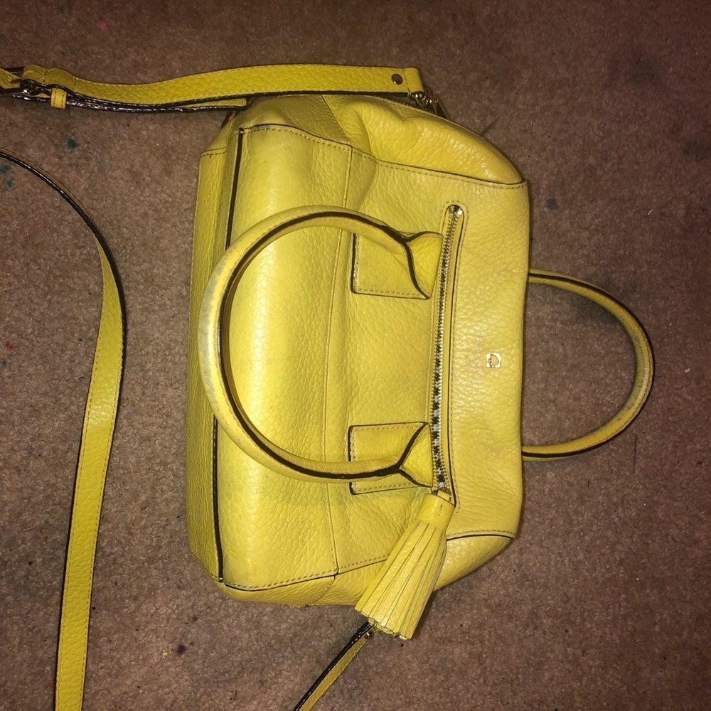 Kate spade yellow shoulder bag